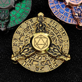 7-in-1 Dragon Spinner Dice – Zinc Alloy Fidget Dice Multiple colors available